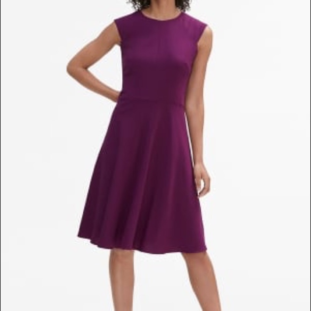NWT toi deep plum 2A dress